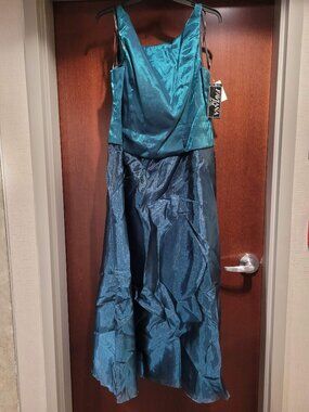 Faviana 4502 Size 24 Teal Prom Dress